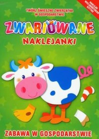 Zwariowane naklejanki zabawa w gospodarstwie