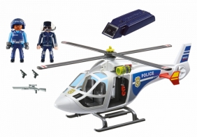 Playmobil City Action: Helikopter policyjny z reflektorem LED (6921)