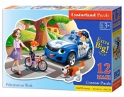 Puzzle 12 Maxi Policeman at Work (B-120215)