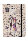  Notes A5 z gumką 80k. linia Disney Burton\'s Nightmare wzór 1