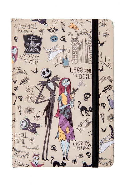 <img src='https://webimage.pl/pics/215/2/d5907360002215.jpg' style='height:440px' /> Notes A5 z gumką 80k. linia Disney Burton's Nightmare wzór 1