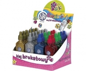 Klej brokatowy Creativo 35 ml 24 sztuki display
