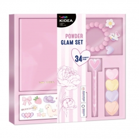 Kidea, Glam Set pudrowy 34 el.