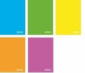 Brulion A5/96K kratka Color Blocking (5szt)