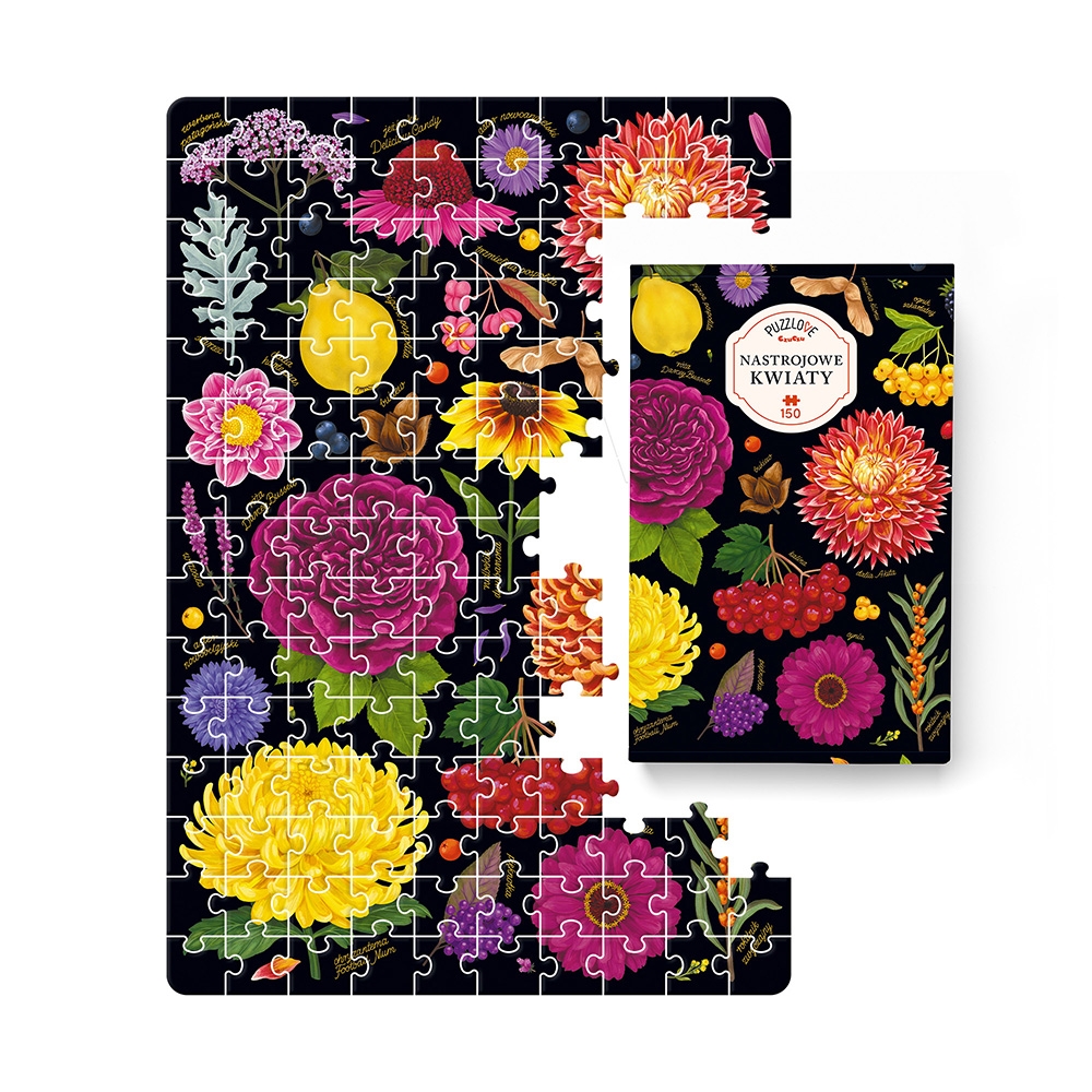 Puzzlove CzuCzu: Nastrojowe kwiaty 150 el.