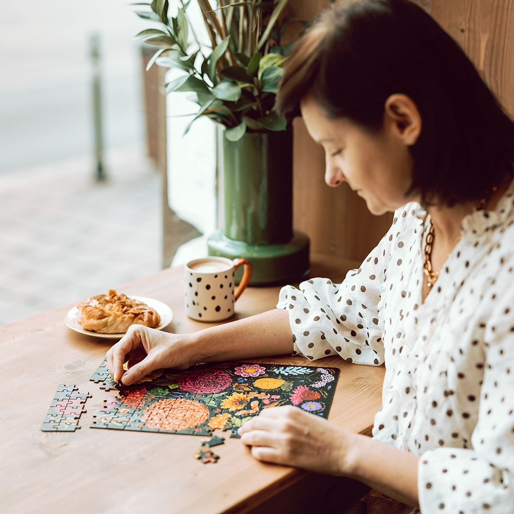 Puzzlove CzuCzu: Nastrojowe kwiaty 150 el.