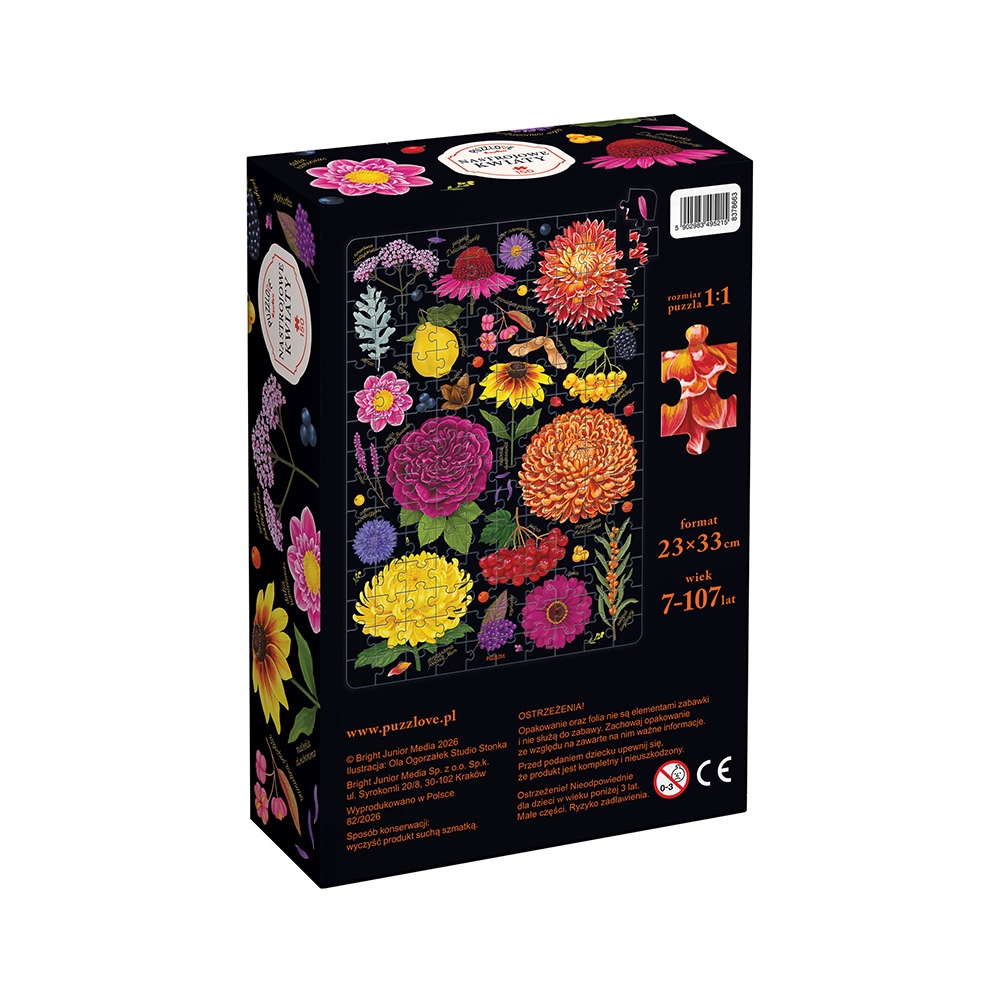 Puzzlove CzuCzu: Nastrojowe kwiaty 150 el.