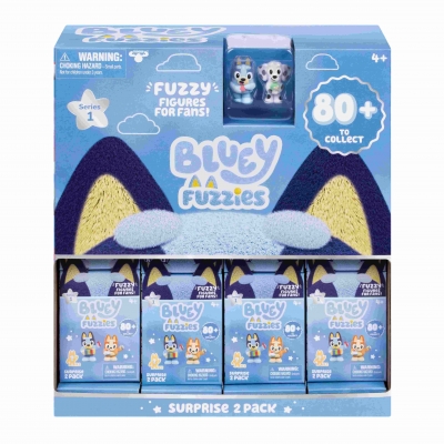 Figurki Bluey Fuzzies 2 sztuki seria 15 mix wzorów BLU19521