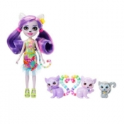 Barbie Enchantimals. Rodzina lemurów HRX86