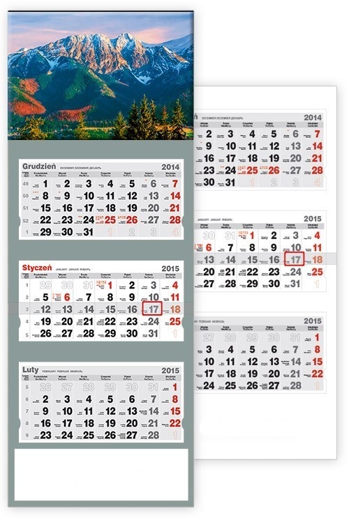 Kalendarz 2015 T 48 Giewont