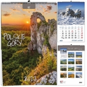 Kalendarz 2022 B3 13 plansz Polskie góry