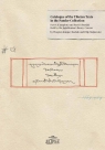 Catalogue of the Tibetan Texts in the Pander Collection: Part A (complete) and Part B (Partial)