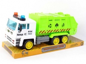 Auto śmieciarka z napędem pod kloszem 41 cm