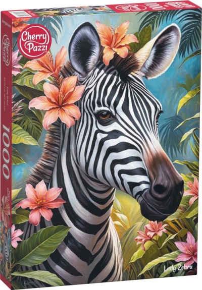 <img src='https://webimage.pl/pics/216/1/d5903728731216.jpg' style='height:440px' /> Puzzle 1000 CherryPazzi Lady Zebra 31216