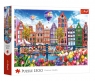  Puzzle 1500 Kolorowy Amsterdam
