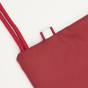 Worek na buty Oxford School - żurawinowy