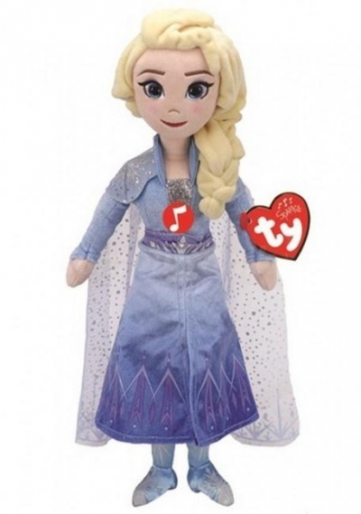 Maskotka Beanie Babies: Elsa z dźwiękiem 40cm - Frozen 2 (02406)