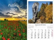 Kalendarz 2026 ścienny Pejzaże
