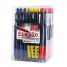 Długopis automatyczny Easy Simple (mix kolorów)
