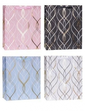 Torebka ozdobna TG 18x23x10cm mix ROZETTE