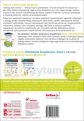 Informatyka Europejczyka 5 Zeszyt ćwiczeń do zajęć komputerowych Edycja: Windows7, Windows Vista, Linux, Ubuntu, MS Office 2007, OpenOffice.org - Danuta Kiałka, Katarzyna Kiałka