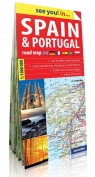 Spain and Portugal see you! in papierowa mapa samochodowa 1:1 000 000