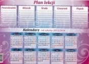 Plan lekcji - Różowy