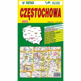 Plan miasta Częstochowa - Wydawnictwo Piętka