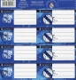Naklejki na zeszyty Real Madrid mix wzorów