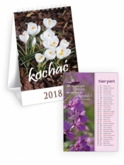 Kalendarz 2018 na biurko - Kochać