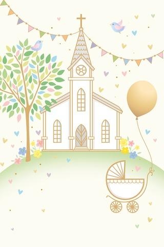 Karnet Chrzest - Baby Church