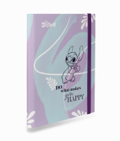 Coolpack, Teczka przestrzenna tekturowa A4 z gumką Disney Fashion - Stitch pastel (75217PTR)