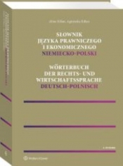 Słownik języka prawniczego i ekonomicznego niemiecko-polski - Kilian Alina, Kilian Agnieszka