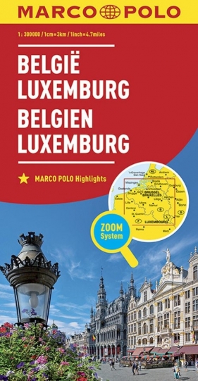 Belgia Luxemburg mapa