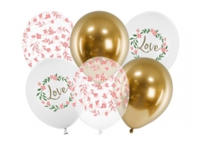 Balony Love 30cm 6szt