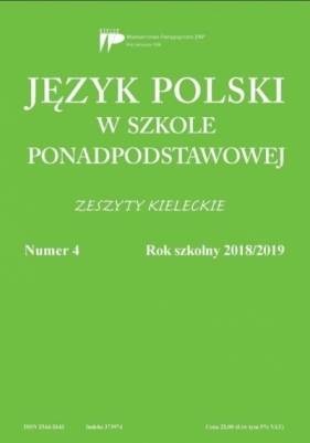 Język Polski w szkole ponadpodst. nr 4 2018/2019 - Praca zbiorowa