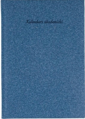 Kalendarz akademicki A5 2020/2021 Natura - Granatowy