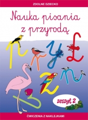Nauka pisania z przyrodą Zeszyt 2 - Jadwiga Dębowiak