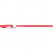Długopis olejowy Stabilo Re-Liner F - czerwony (868/1-40)