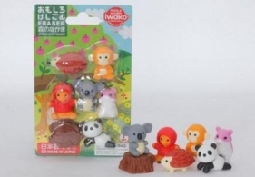 Zestaw gumek do ścierania - Zwierzęta leśne