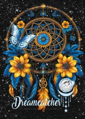 Kolorowanka A4 pionowa 8 obrazków Łapacz snów nieb