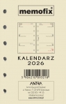 Wkład kalendarzowy 2026 Memofix A6 TDW