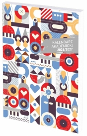 Kalendarz akad. 2026/2027 A5 tyg. PCV Mozaika