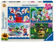 Ravensburger, Puzzle 4x100: Super Mario (12004321)