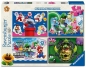 Ravensburger, Puzzle 4x100: Super Mario (12004321)