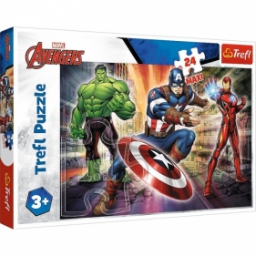 Trefl, Puzzle Marvel Maxi 24: W świecie Avengersów