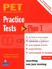 PET Practice Tests Plus 1 sb+key New - Barbara Thomas, Louise Hashemi