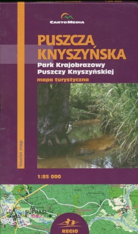 Puszcza Knyszyńska Mapa turystyczna 1:85 000