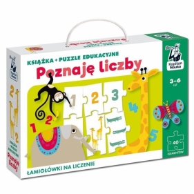 Poznaję liczby. Książka + puzzle edukacyjne - Opracowanie zbiorowe