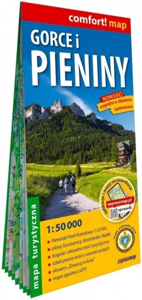 Comfort! map Gorce i Pieniny 1:50 000 mapa - Opracowanie zbiorowe